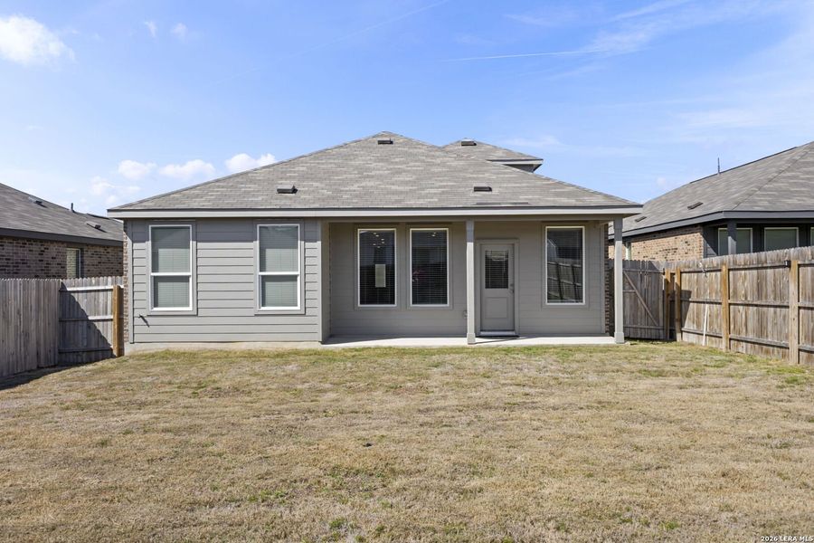 Exterior details and patio area of a home in Grace Valley, Marion (Image 4).