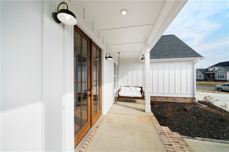 Exterior details and patio area of a home in , Rome (Image 27).