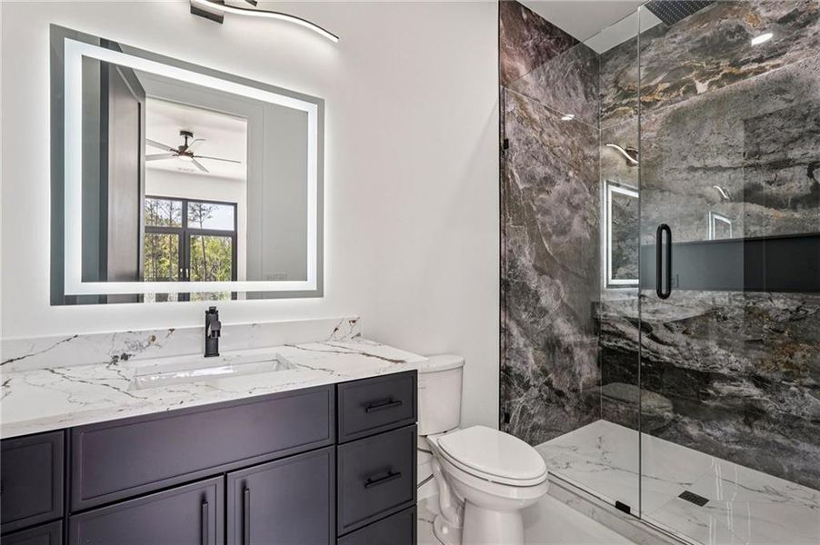 Furnished interior view inside a new home in , Sugar Hill (Image 7).