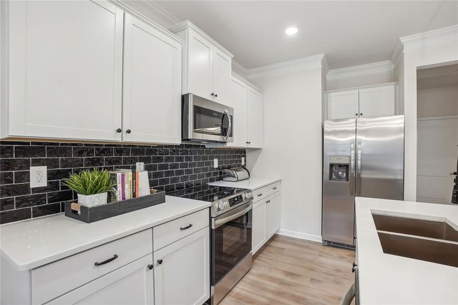 Furnished interior view inside a new home in Southbend, Rome (Image 10).