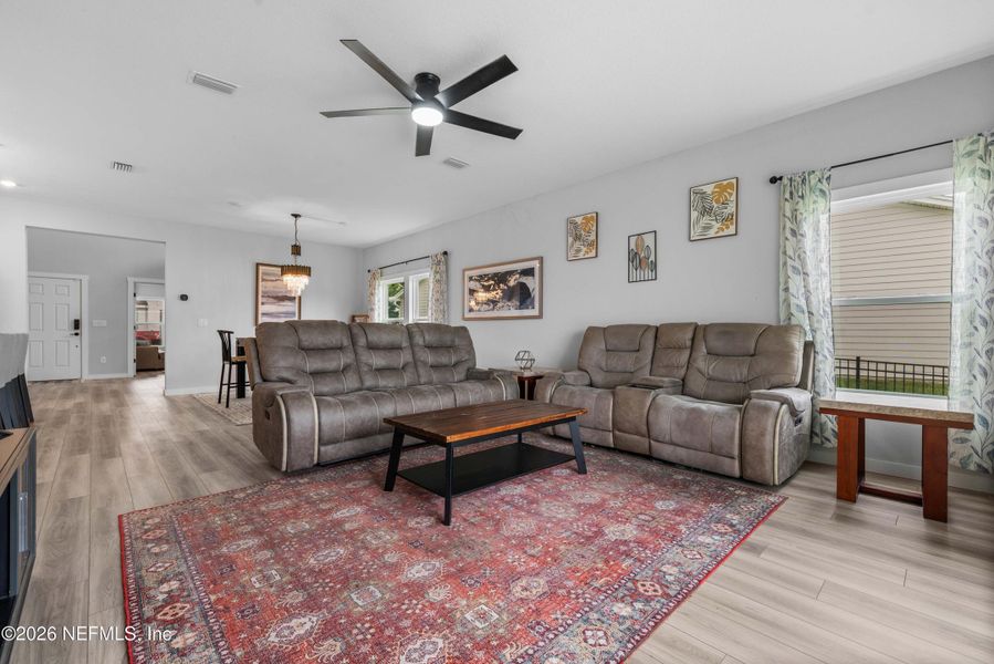 Furnished interior view inside a new home in , Jacksonville (Image 4).