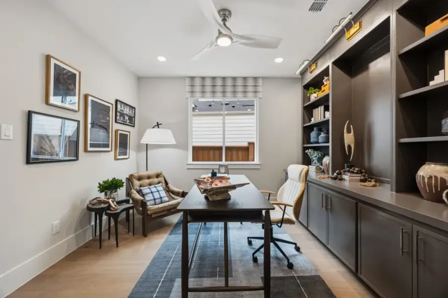 Representative furnished interior of a home built from the Rosalie by Landon Homes in Fields - Brookside, Frisco (Image 9).