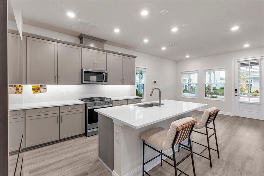 Furnished interior view inside a new home in , Sarasota (Image 9).