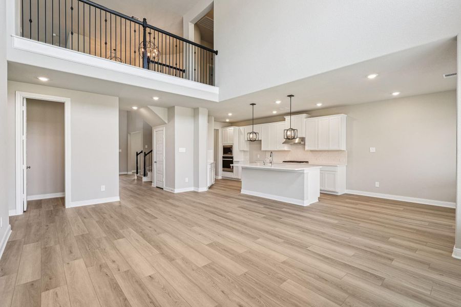 Photo is not of the actual home, but is an inspirational photo of builder’s model home and may depict options, furnishings, and/or decorator features that are not included