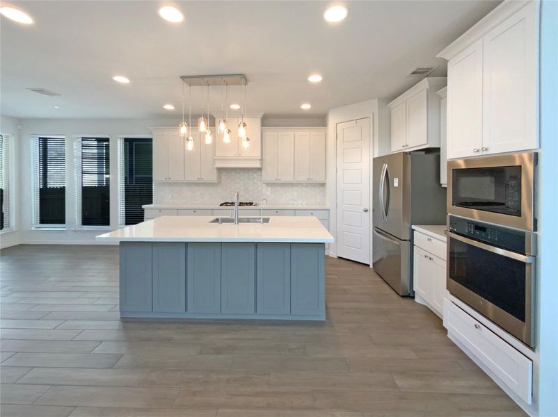 Furnished interior view inside a new home in , Liberty Hill (Image 8). Furnished interior view inside a new home in , Liberty Hill (Image 8).