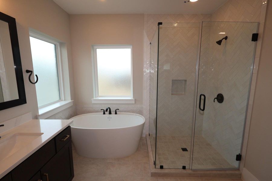 Furnished interior view inside a new home in Easthaven at Bridgeland Central - Horizon Collection, Cypress (Image 5).