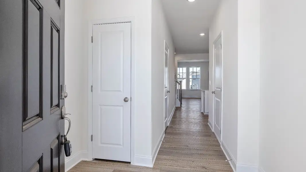 Furnished interior view inside a new home in Sidney Creek Townhomes, Zebulon (Image 4).