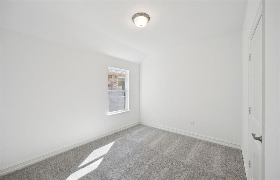 Secondary bedroom designed for comfort and convenience Secondary bedroom designed for comfort and convenience