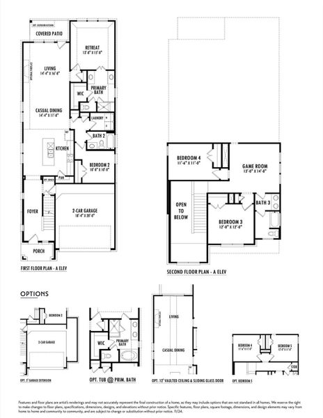 2D floor plan layout of this home in Aldeana - Tejas Collection, Bonney, TX (Image 2). 2D floor plan layout of this home in Aldeana - Tejas Collection, Bonney, TX (Image 2).