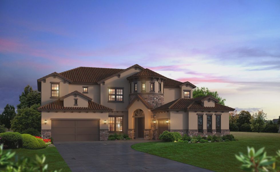 Representative exterior photo of a completed home built from the Brooke by ICI Homes in Connerton, Land O' Lakes, FL (Image 5). Representative exterior photo of a completed home built from the Brooke by ICI Homes in Connerton, Land O' Lakes, FL (Image 5).