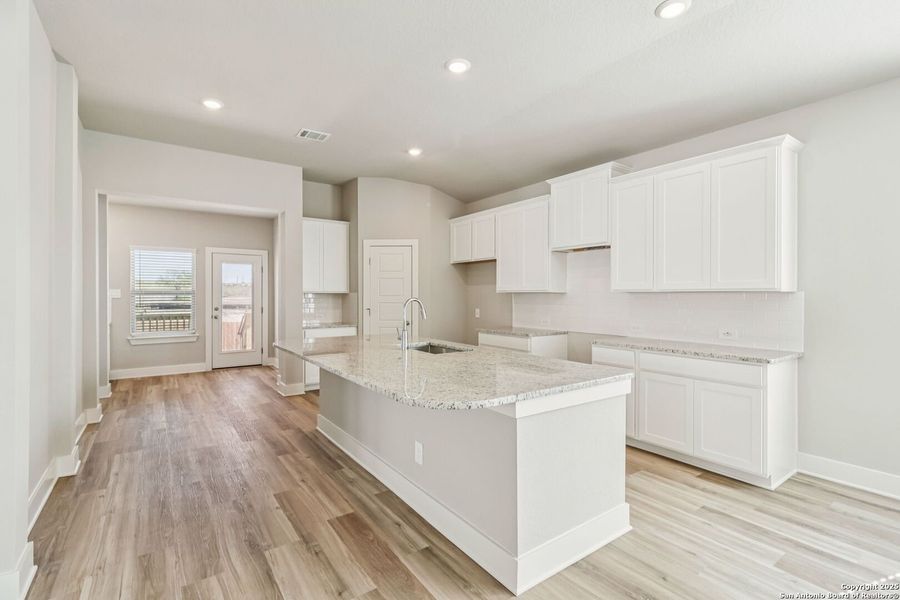 Furnished interior view inside a new home in Remington Ranch, San Antonio (Image 7). Furnished interior view inside a new home in Remington Ranch, San Antonio (Image 7).