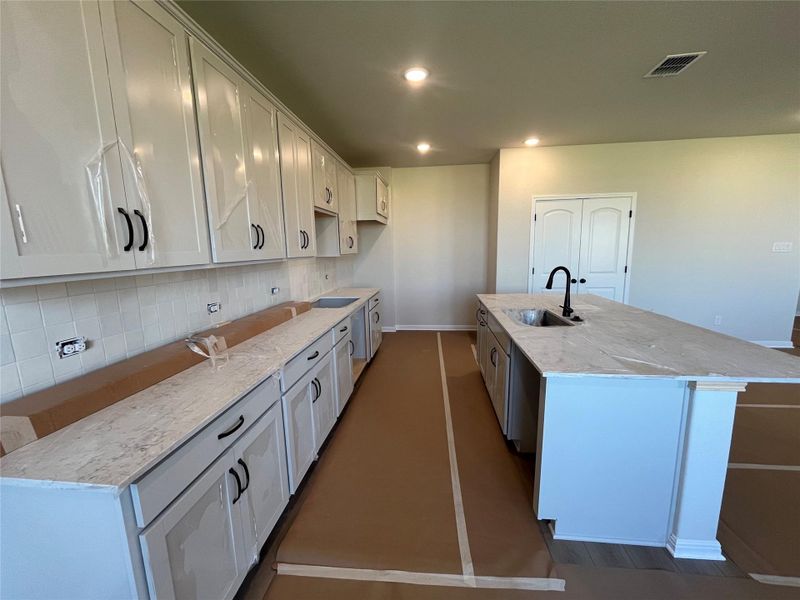 Furnished interior view inside a new home in The Homestead at Lariat, Liberty Hill (Image 6). Furnished interior view inside a new home in The Homestead at Lariat, Liberty Hill (Image 6).