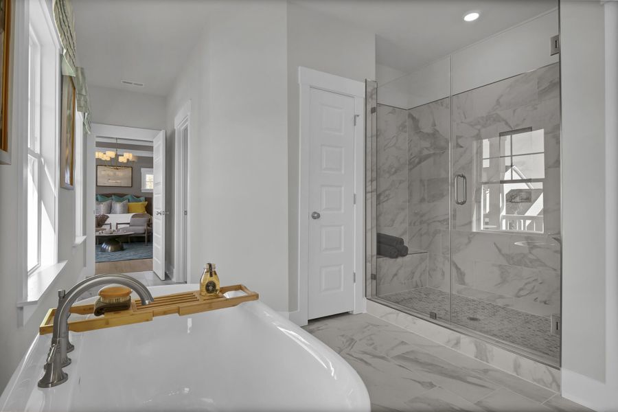 Furnished interior view inside a new home in , Summerville (Image 33).