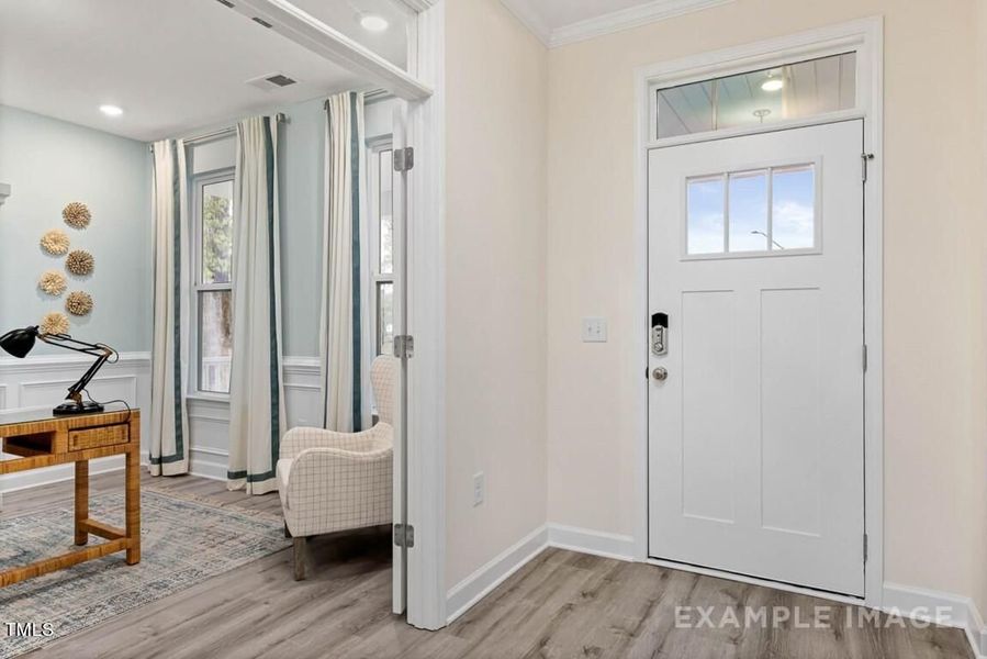 Furnished interior view inside a new home in Glenmere, Knightdale (Image 3).