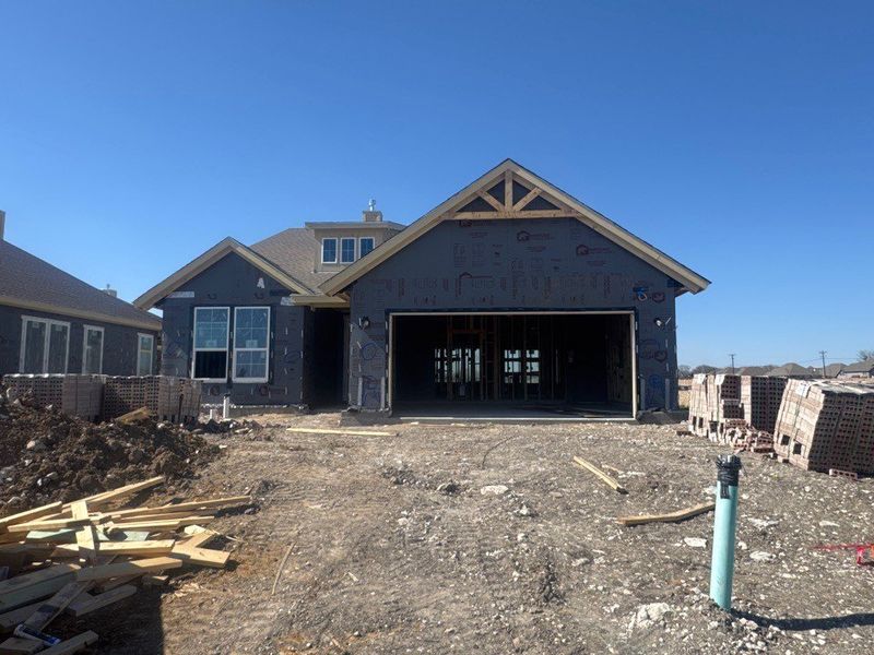 In-progress construction of a new home in Cedar Ridge Estates, Anna, TX (Image 3). In-progress construction of a new home in Cedar Ridge Estates, Anna, TX (Image 3).