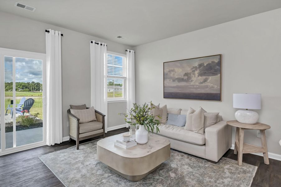 Furnished interior view inside a new home in Mulberry Landing, Orangeburg (Image 19).