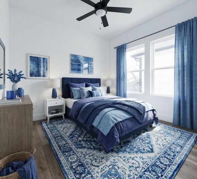 Furnished interior view inside a new home in , Houston (Image 5).