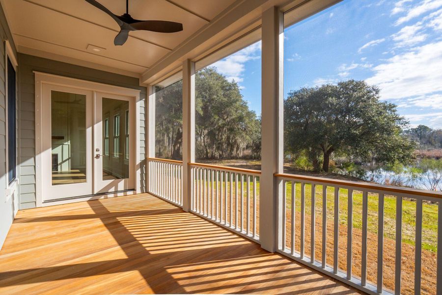 Exterior details and patio area of a home in , Johns Island (Image 40). Exterior details and patio area of a home in , Johns Island (Image 40).