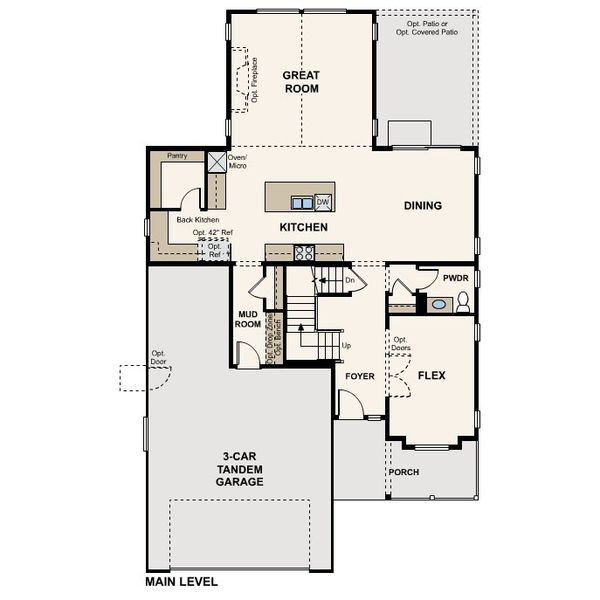 2D floor plan layout for the Cheyenne by Century Communities in Overland Ranch, Aurora, CO (Image 2). 2D floor plan layout for the Cheyenne by Century Communities in Overland Ranch, Aurora, CO (Image 2).