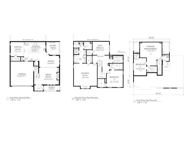 2D floor plan layout of this home in , Woodstock, GA (Image 1).