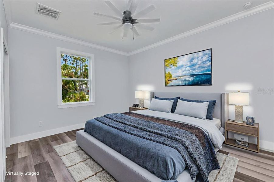 Guest Bedroom Virtually Staged