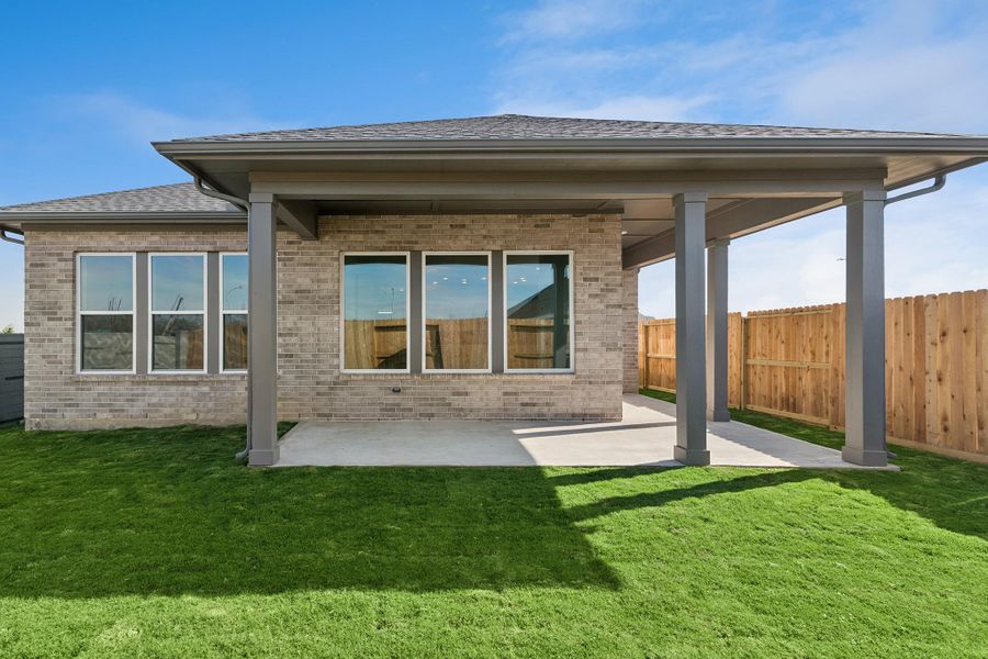 Exterior details and patio area of a home in Jubilee, Hockley (Image 23).