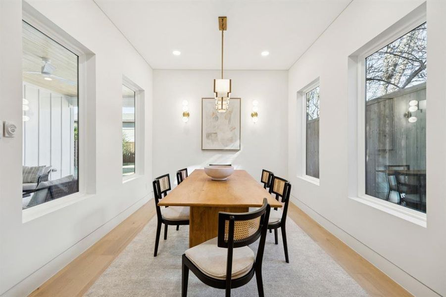 Furnished interior view inside a new home in , Dallas (Image 17).