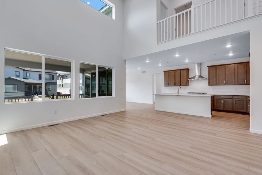 Spacious, unfurnished interior of a new home in Reunion, Commerce City (Image 16). Spacious, unfurnished interior of a new home in Reunion, Commerce City (Image 16).