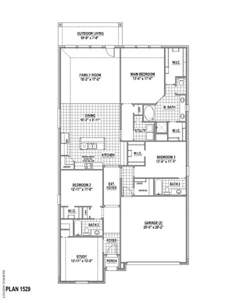 Plan 1529 1st Floor