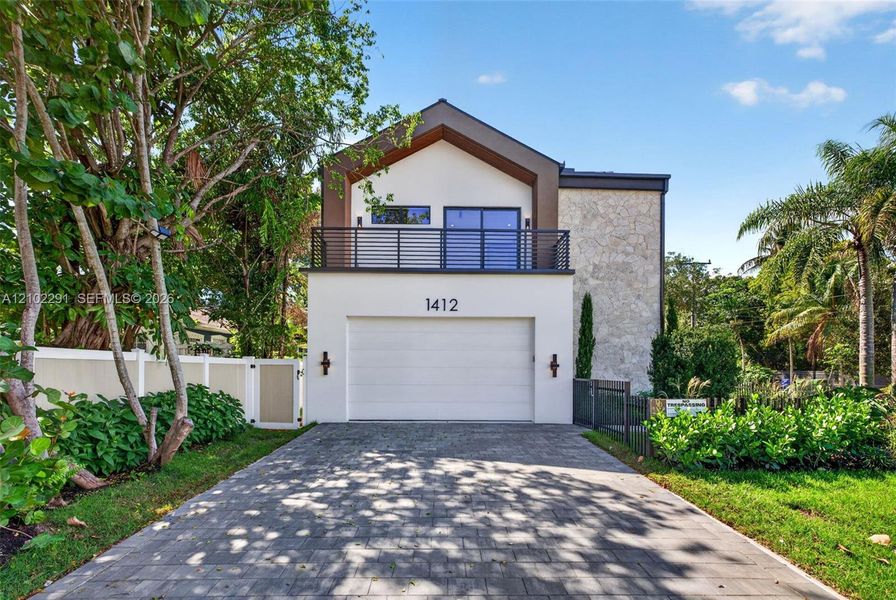 Front exterior of a new home in , Fort Lauderdale, FL, highlighting curb appeal (Image 2). Front exterior of a new home in , Fort Lauderdale, FL, highlighting curb appeal (Image 2).