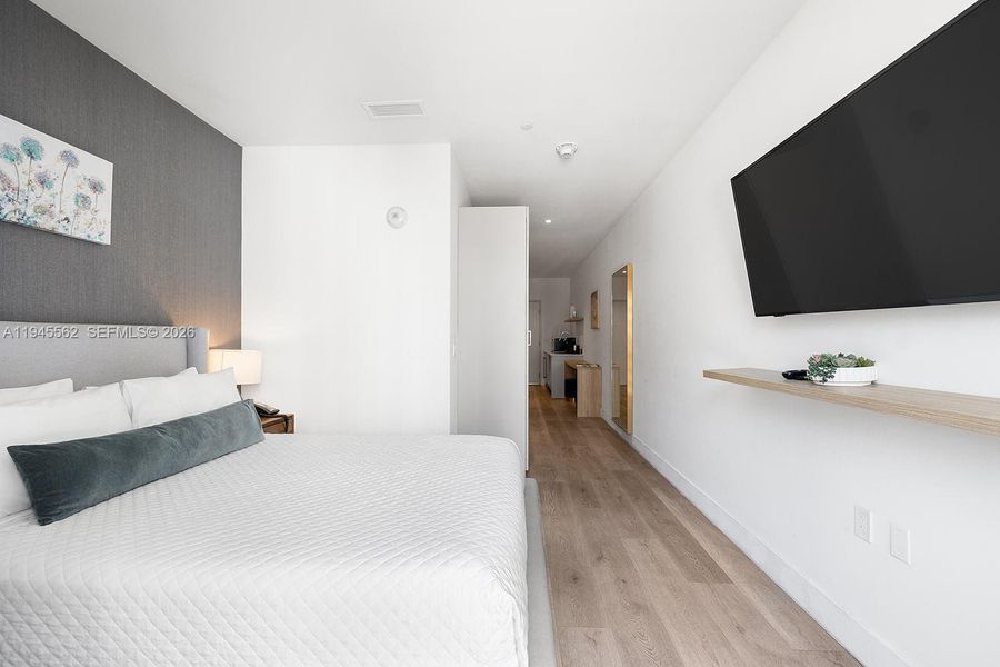 Furnished interior view inside a new home in , Miami (Image 12).