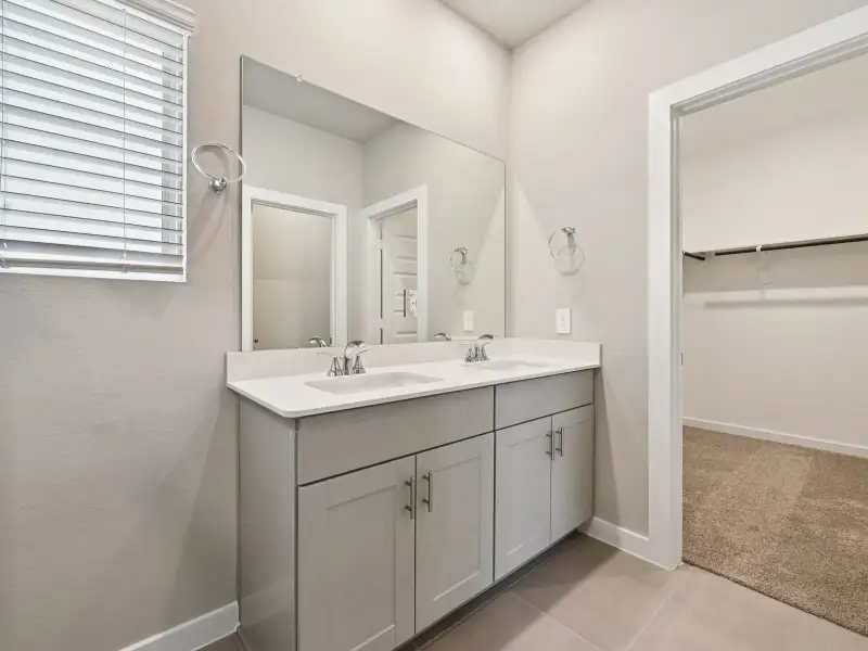 Furnished interior view inside a new home in Bridge Creek Village - City Series, Cypress (Image 12). Furnished interior view inside a new home in Bridge Creek Village - City Series, Cypress (Image 12).