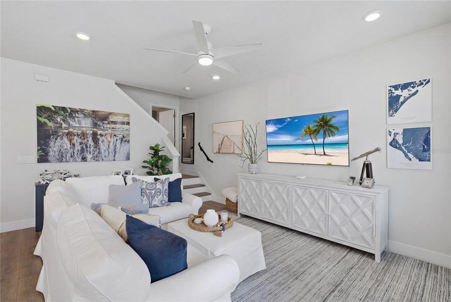 Furnished interior view inside a new home in , Sarasota (Image 27).