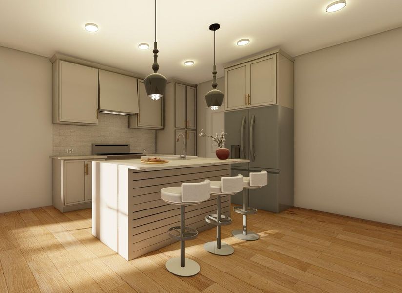 Furnished interior view inside a new home in , Summerville (Image 6).