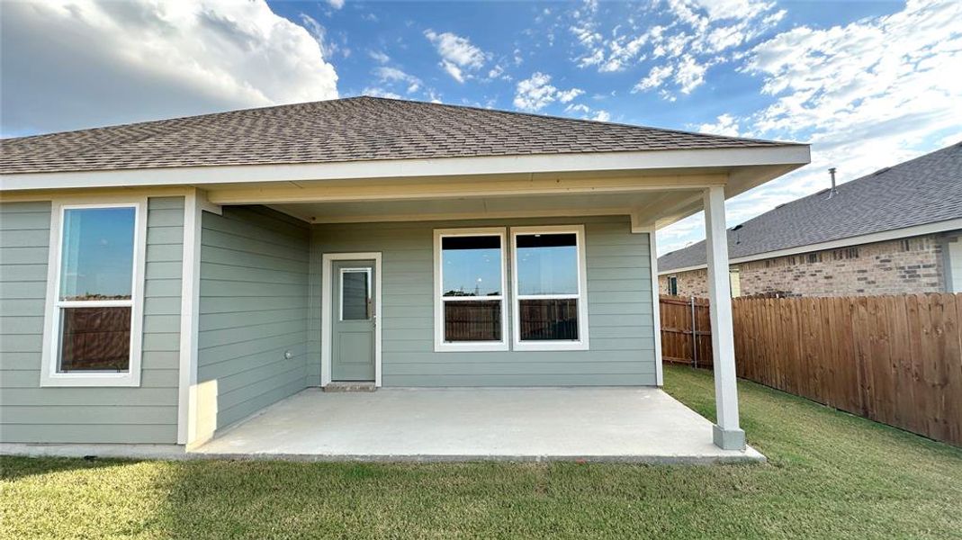 Patio - All Home and community information, including pricing, included features, terms, availability and amenities, are subject to change at any time without notice or obligation. All Drawings, pictures, photographs, video, square footages, floor plans, elevations, features, colors and sizes are approximate for illustration purposes only and will vary from the homes as built.