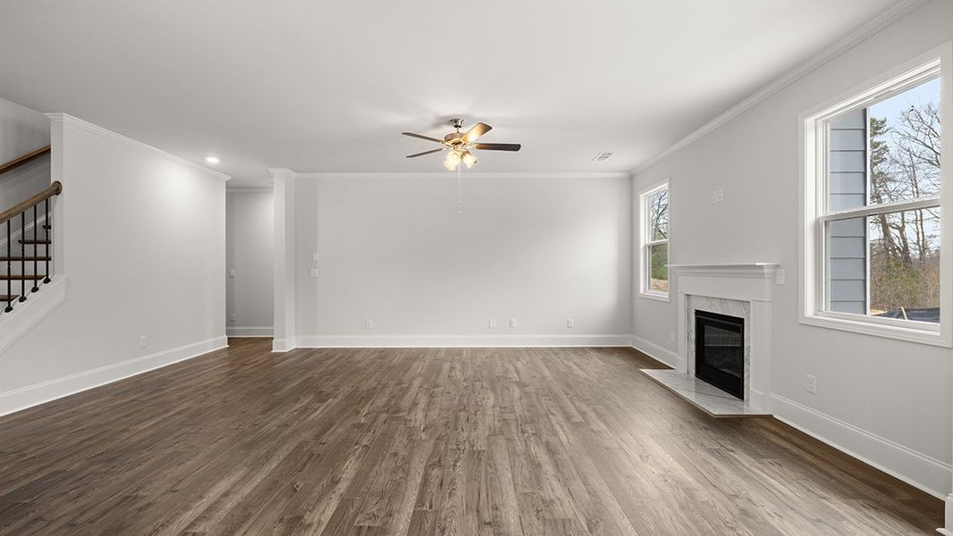 Spacious, unfurnished interior of a new home in Haven Abbey, Cumming (Image 21).