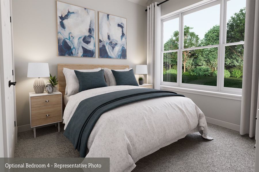 Representative furnished interior of a home built from the The Beaumont by David Weekley Homes in Edgewater Classic Series, Royse City (Image 4). Representative furnished interior of a home built from the The Beaumont by David Weekley Homes in Edgewater Classic Series, Royse City (Image 4).