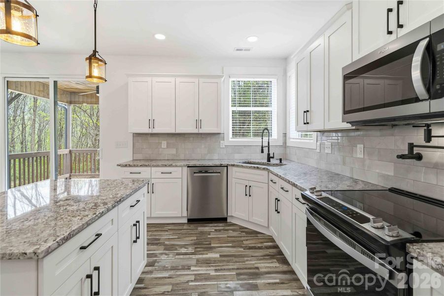 Furnished interior view inside a new home in , Clover (Image 10).