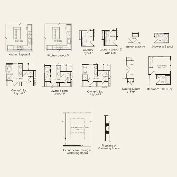2D floor plan layout for the Prosperity by Del Webb in Sun City Texas, Georgetown, TX (Image 5). 2D floor plan layout for the Prosperity by Del Webb in Sun City Texas, Georgetown, TX (Image 5).
