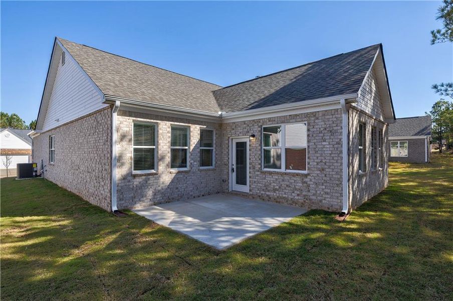 Exterior details and patio area of a home in , Social Circle (Image 4).
