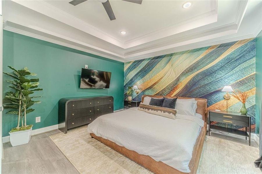 Furnished interior view inside a new home in , Snellville (Image 33).