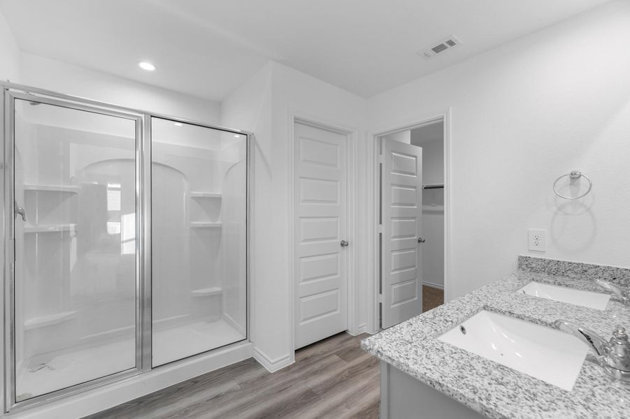 Furnished interior view inside a new home in Reserve at Mallard Lakes, Orange (Image 8). Furnished interior view inside a new home in Reserve at Mallard Lakes, Orange (Image 8).