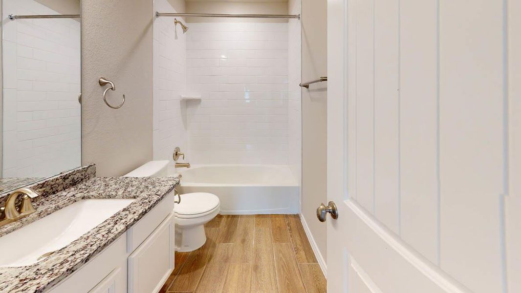 Furnished interior view inside a new home in Turnbo Ranch Traditions, Killeen (Image 4). Furnished interior view inside a new home in Turnbo Ranch Traditions, Killeen (Image 4).