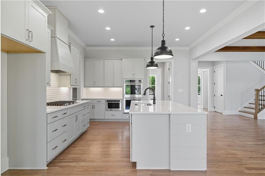 Furnished interior view inside a new home in , Canton (Image 7).