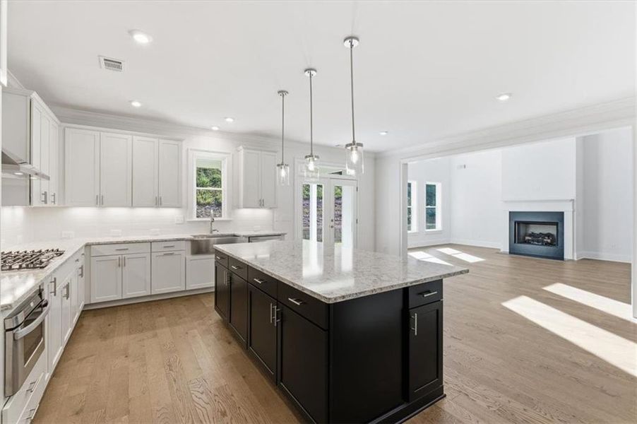 Furnished interior view inside a new home in Ford Landing, Acworth (Image 8).