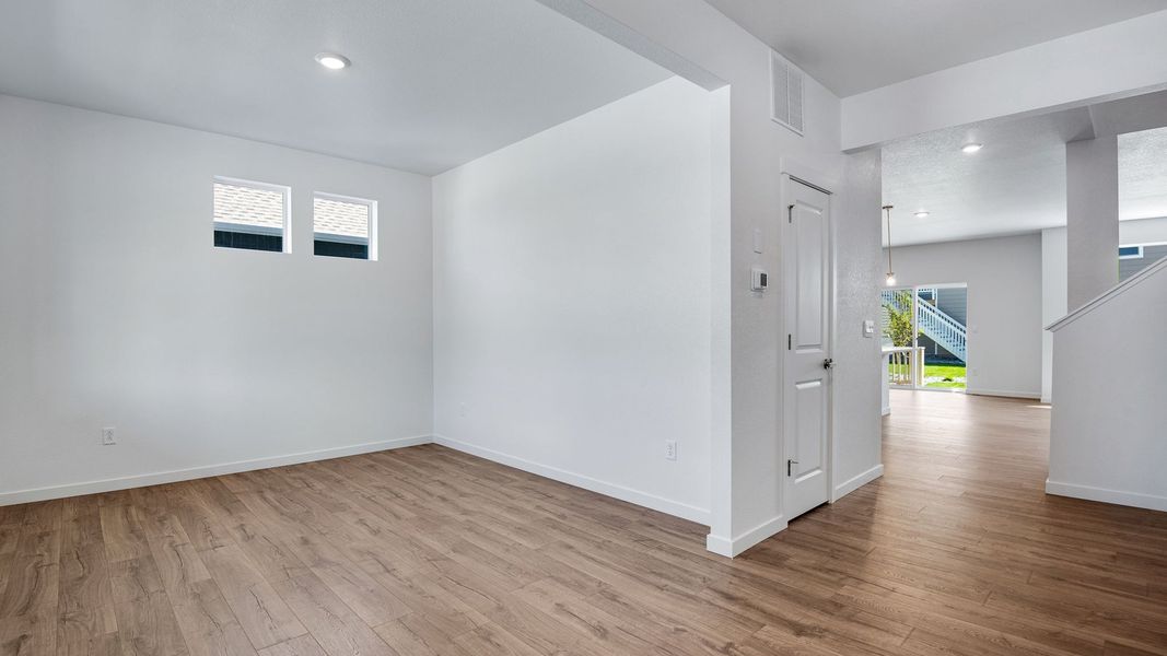 Spacious, unfurnished interior of a new home in Trails at Crowfoot, Parker (Image 21).