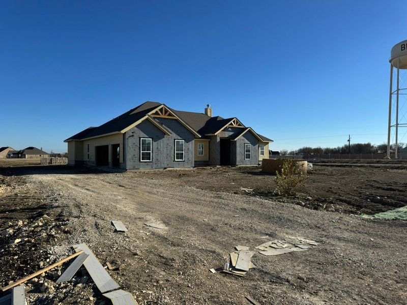 In-progress construction of a new home in Rocky Top, Krum, TX (Image 4).