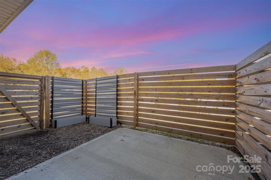 Exterior details and patio area of a home in , Kannapolis (Image 13).