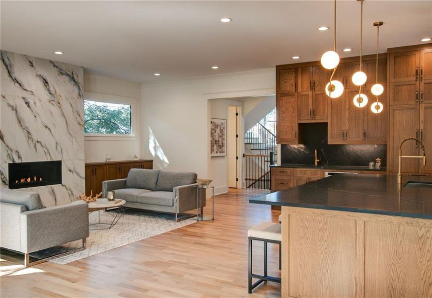 Furnished interior view inside a new home in , Atlanta (Image 10).