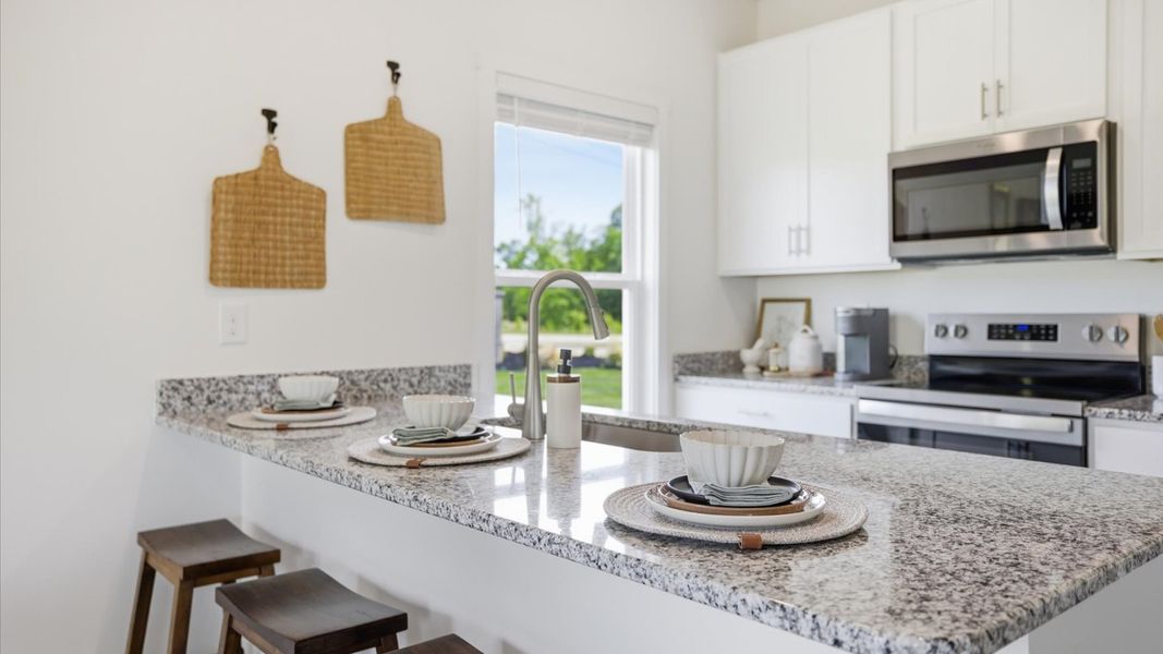 Furnished interior view inside a new home in Macon Townhomes, Seymour (Image 6).